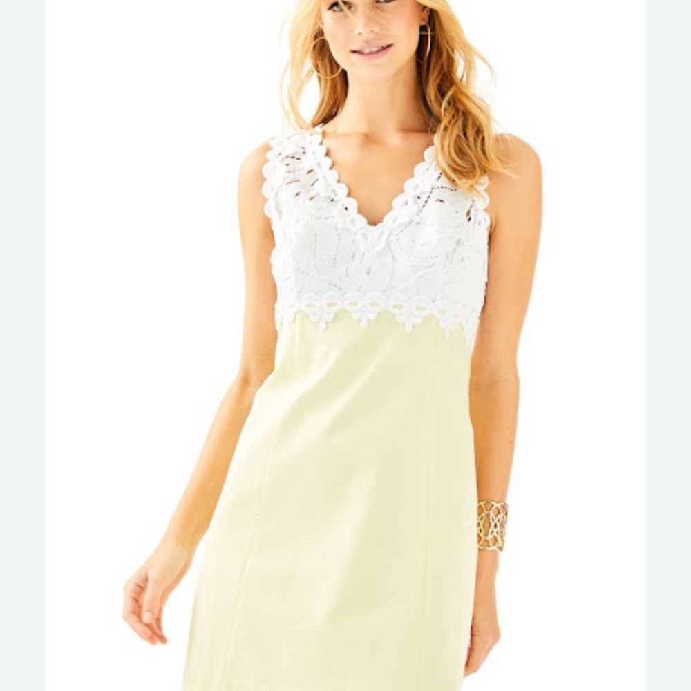 Lilly Pulitzer White Lace Dress